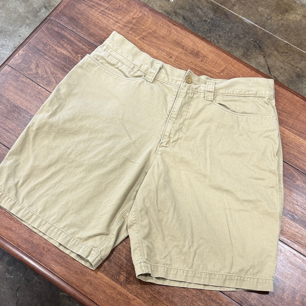 The North Face Men's Beige Flat Front Shorts